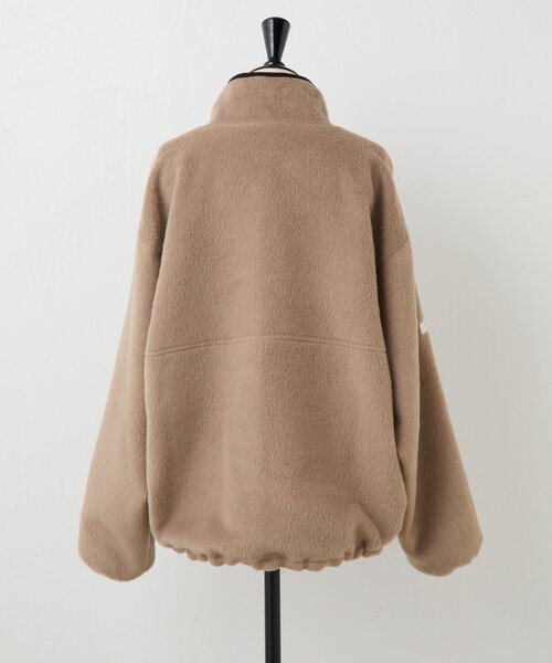 BEARDSLEY(ビアズリー)の「シャギーハーフジップブルゾン《FRIPIER×YENN》(ブルゾン・レディース・ベビーピンク/キャメル・FREE)」の18枚目の写真