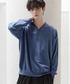 ETELIO（エテリオ）の「カシミヤ混Vネックヘンリーネックニット（ニット/セーター・M）」
