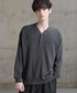 ETELIO（エテリオ）の「カシミヤ混Vネックヘンリーネックニット（ニット/セーター・M）」