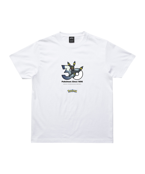 ZOZOSPOT(ゾゾスポット)の「Pokemon 30th Anniversary 1025 T-shirt 「ブラッキー」(Tシャツ/カットソー・レディース・ホワイト・SMALL/MEDIUM/LARGE/X-LARGE/XX-LARGE/XXX-LARGE/100cm/110cm/120cm/130cm/140cm/150cm/160cm)」の1枚目の写真