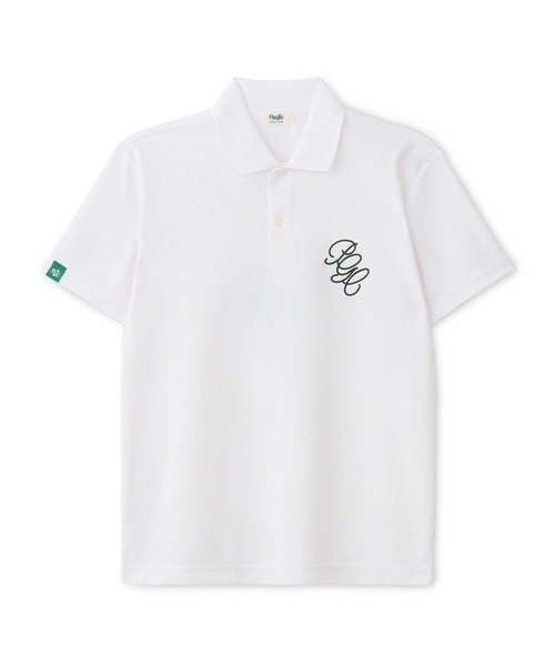 Pacific GOLF CLUB(パシフィックゴルフクラブ)の「BLACK KITE MASCOT POLO SHIRT(ポロシャツ・レディース・ホワイト/チャコールグレー・S/XS)」の3枚目の写真