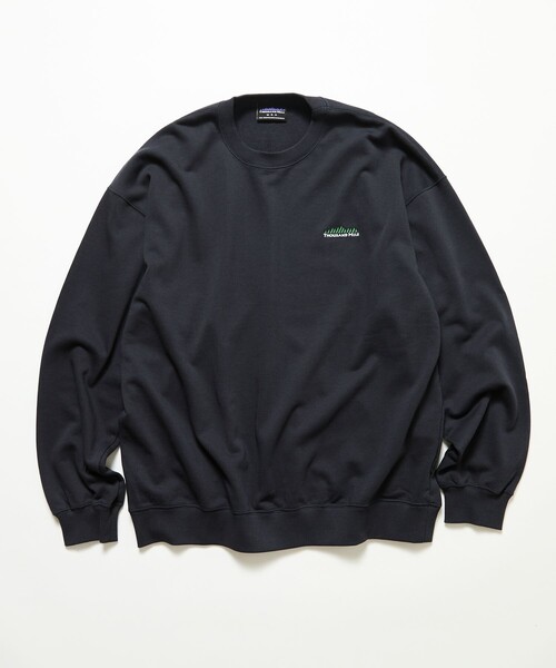 THOUSAND MILE(サウザンドマイル)の「THOUSAND MILE/サウザンドマイル 限定展開 THOUSAND MILE×FREAK'S STORE / サウザンドマイル 別注 クルーネック プルオーバー スウェット(スウェット・メンズ・ベージュ/チャコールグレー/ネイビー/アッシュグレー・SMALL/LARGE/MEDIUM)」の5枚目の写真