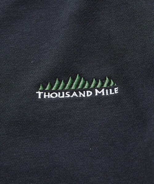 THOUSAND MILE(サウザンドマイル)の「THOUSAND MILE/サウザンドマイル 限定展開 THOUSAND MILE×FREAK'S STORE / サウザンドマイル 別注 クルーネック プルオーバー スウェット(スウェット・メンズ・ベージュ/チャコールグレー/ネイビー/アッシュグレー・SMALL/LARGE/MEDIUM)」の7枚目の写真