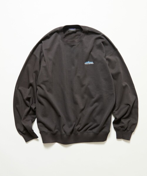 THOUSAND MILE(サウザンドマイル)の「THOUSAND MILE/サウザンドマイル 限定展開 THOUSAND MILE×FREAK'S STORE / サウザンドマイル 別注 クルーネック プルオーバー スウェット(スウェット・メンズ・ベージュ/チャコールグレー/ネイビー/アッシュグレー・SMALL/LARGE/MEDIUM)」の11枚目の写真