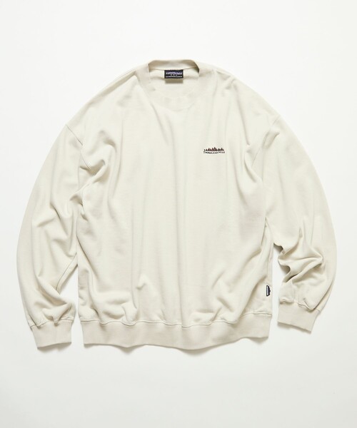 THOUSAND MILE(サウザンドマイル)の「THOUSAND MILE/サウザンドマイル 限定展開 THOUSAND MILE×FREAK'S STORE / サウザンドマイル 別注 クルーネック プルオーバー スウェット(スウェット・メンズ・ベージュ/チャコールグレー/ネイビー/アッシュグレー・SMALL/LARGE/MEDIUM)」の13枚目の写真