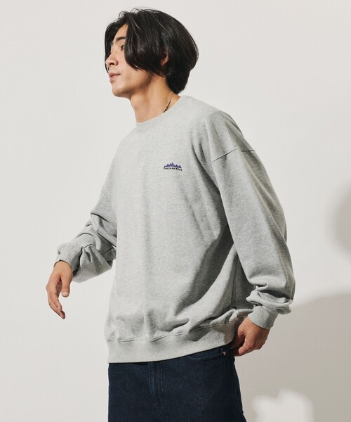 THOUSAND MILE(サウザンドマイル)の「THOUSAND MILE/サウザンドマイル 限定展開 THOUSAND MILE×FREAK'S STORE / サウザンドマイル 別注 クルーネック プルオーバー スウェット(スウェット・メンズ・ベージュ/チャコールグレー/ネイビー/アッシュグレー・SMALL/LARGE/MEDIUM)」の21枚目の写真
