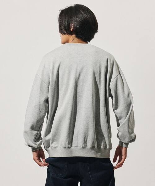 THOUSAND MILE(サウザンドマイル)の「THOUSAND MILE/サウザンドマイル 限定展開 THOUSAND MILE×FREAK'S STORE / サウザンドマイル 別注 クルーネック プルオーバー スウェット(スウェット・メンズ・ベージュ/チャコールグレー/ネイビー/アッシュグレー・SMALL/LARGE/MEDIUM)」の22枚目の写真