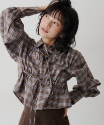 【WEB限定】フロントリボンシャツ