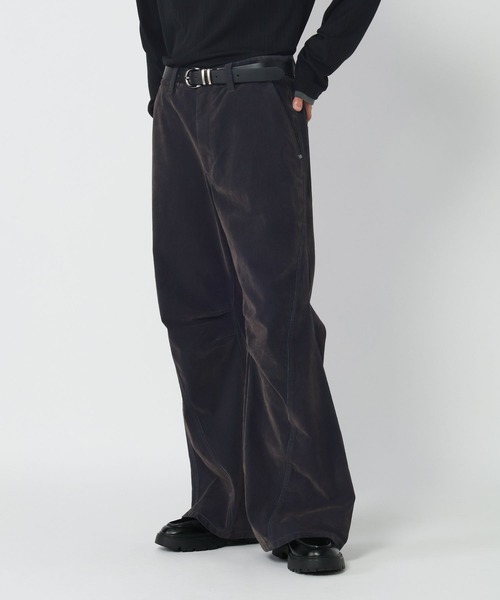 RAGEBLUE（レイジブルー）の「FLOCK PRINTED SEMI FLARE DENIM PANTS/フロッキー加工セミフレアデニムパンツ（デニムパンツ・メンズ・ワインレッド/グレー/ネイビー・LARGE/MEDIUM）」の11枚目の写真