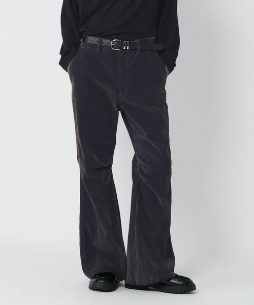 RAGEBLUE（レイジブルー）の「FLOCK PRINTED SEMI FLARE DENIM PANTS/フロッキー加工セミフレアデニムパンツ（デニムパンツ・メンズ・ワインレッド/グレー/ネイビー・LARGE/MEDIUM）」の12枚目の写真