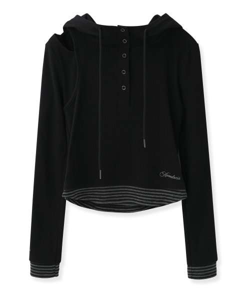AVANDRESS(アバンドレス )の「LUNA フーディ BLACK(パーカー・レディース・ブラック・SMALL/MEDIUM)」の2枚目の写真