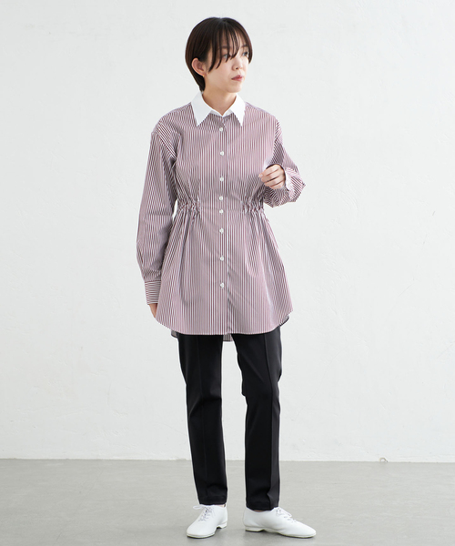 IENA（イエナ）の「《一部店舗限定》ストレッチポンチスリムパンツ（スラックス・レディース・ブラック・34/36/38）」の8枚目の写真