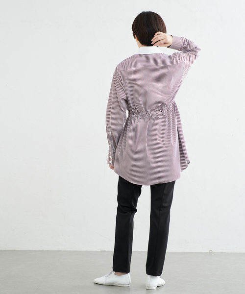 IENA（イエナ）の「《一部店舗限定》ストレッチポンチスリムパンツ（スラックス・レディース・ブラック・34/36/38）」の10枚目の写真