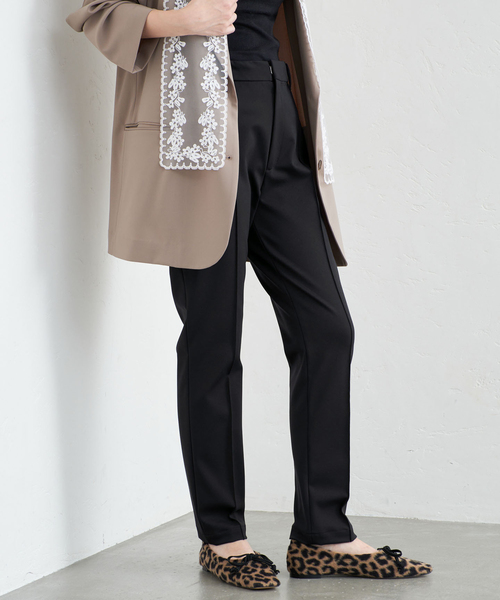 IENA（イエナ）の「《一部店舗限定》ストレッチポンチスリムパンツ（スラックス・レディース・ブラック・34/36/38）」の13枚目の写真