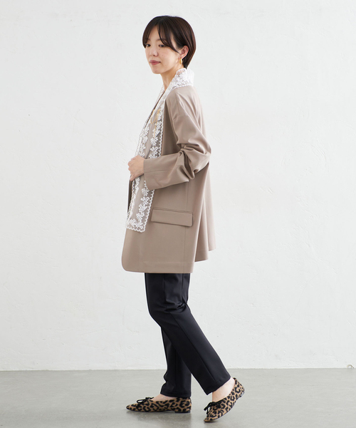 IENA（イエナ）の「《一部店舗限定》ストレッチポンチスリムパンツ（スラックス・レディース・ブラック・34/36/38）」の15枚目の写真