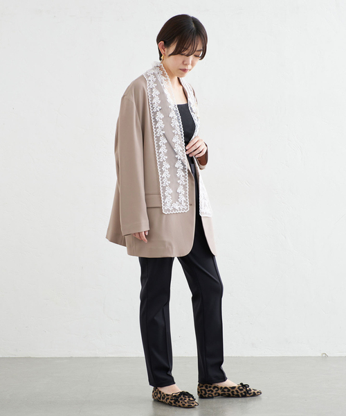 IENA（イエナ）の「《一部店舗限定》ストレッチポンチスリムパンツ（スラックス・レディース・ブラック・34/36/38）」の17枚目の写真
