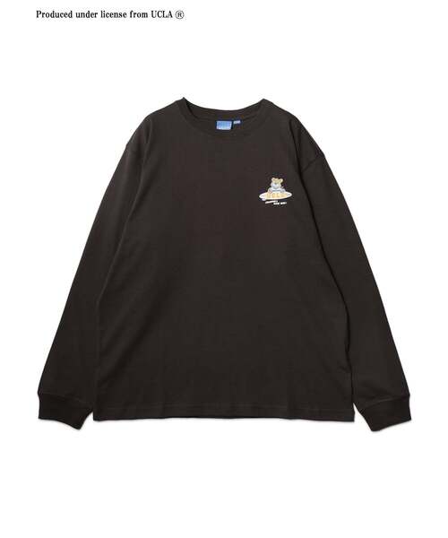 UCLA(ユーシーエルエー)の「【UCLA】ボードバックプリントロングスリーブTEE(Tシャツ/カットソー・メンズ・ホワイト/ネイビー/チャコールグレー・2/3)」の8枚目の写真