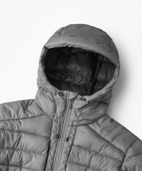 OUTSTANDING(アウトスタンディング)の「THERMORE CIRRUS パディングジャケット_L.GRAY(ダウンジャケット/コート・メンズ・その他・SMALL/MEDIUM/LARGE/X-LARGE)」の5枚目の写真