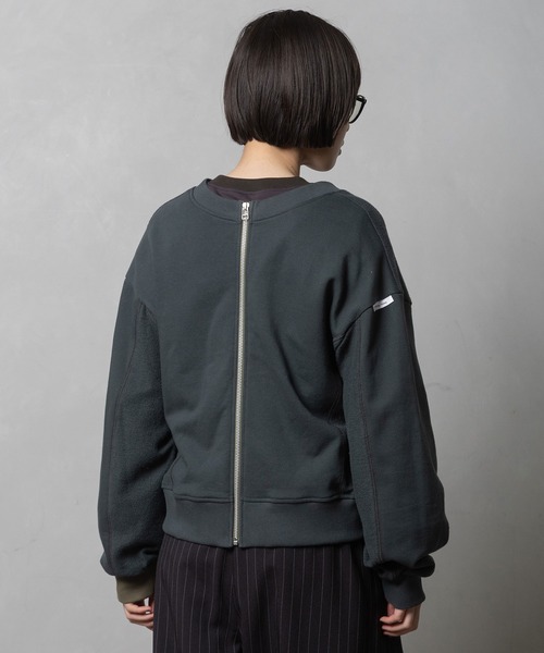 MARECHAL TERRE(マルシャルテル)の「2Way スウェットプルオーバー(スウェット・レディース・グリーン/ブラック/パープル/グレー/ブルー・MEDIUM)」の13枚目の写真