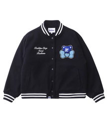 BadBlue（バッドブルー）の「BadBear Seoul Varsity Jacket Navy（スタジャン）」