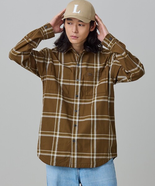 LACOSTE（ラコステ）の「リバーシブルシャツ（シャツ/ブラウス・メンズ・ブラウン/ダークネイビー・41/39/38/40）」の4枚目の写真