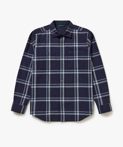 LACOSTE（ラコステ）の「リバーシブルシャツ（シャツ/ブラウス・メンズ・ブラウン/ダークネイビー・41/39/38/40）」の22枚目の写真