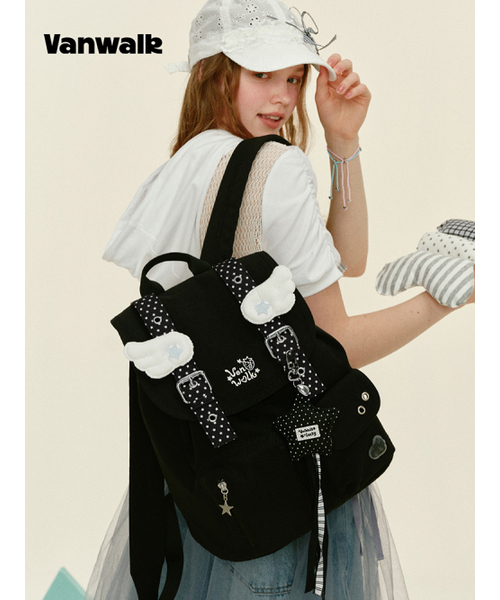 VANWALK（バンウォーク）の「ベビー ポケットバックパック [BLACK]（バックパック/リュック・レディース・ブラック・FREE）」の3枚目の写真