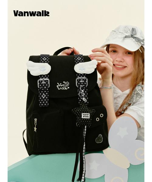 VANWALK（バンウォーク）の「ベビー ポケットバックパック [BLACK]（バックパック/リュック・レディース・ブラック・FREE）」の4枚目の写真