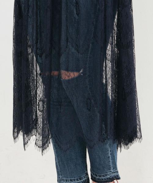 Another Edition（アナザーエディション）の「レースキャミワンピース＆ノースリーブTシャツ/AEMBC レースキャミOP＆NSL TEE◆（Tシャツ/カットソー・レディース・ホワイト/ネイビー・FREE）」の9枚目の写真