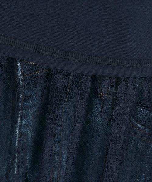 Another Edition（アナザーエディション）の「レースキャミワンピース＆ノースリーブTシャツ/AEMBC レースキャミOP＆NSL TEE◆（Tシャツ/カットソー・レディース・ホワイト/ネイビー・FREE）」の17枚目の写真