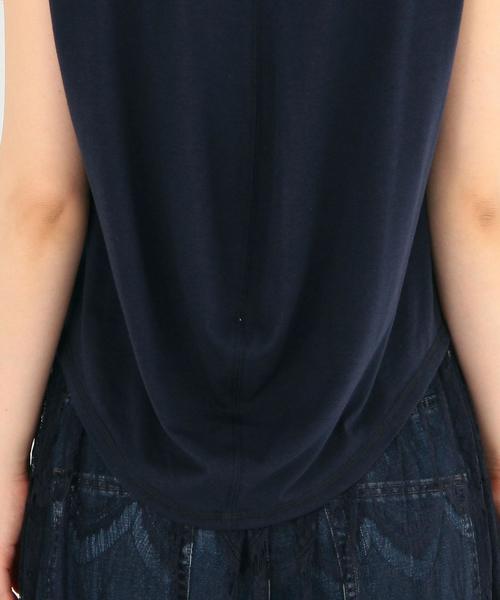 Another Edition（アナザーエディション）の「レースキャミワンピース＆ノースリーブTシャツ/AEMBC レースキャミOP＆NSL TEE◆（Tシャツ/カットソー・レディース・ホワイト/ネイビー・FREE）」の18枚目の写真