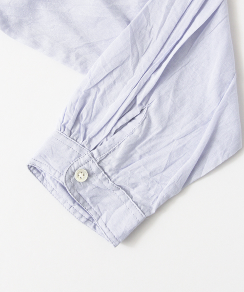 URBAN RESEARCH（アーバンリサーチ）の「UR ローンギャザーチュニック（ワンピース・レディース・ライトブルー/オフホワイト/スミクロ・FREE）」の5枚目の写真