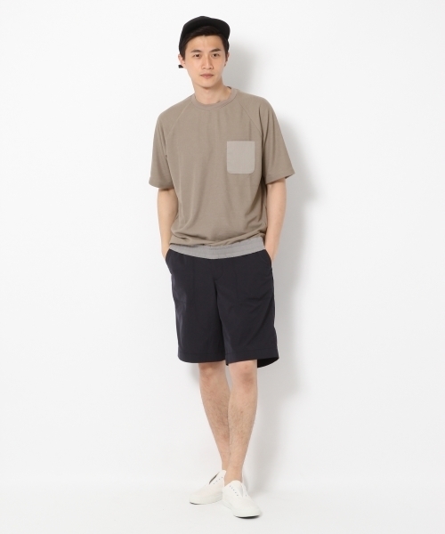 GLOBAL WORK（グローバルワーク）の「【吸水速乾】スソキリカエシャーリングTシャツ/723260（Tシャツ/カットソー・メンズ・ダークブラウン/ネイビー・MEDIUM/X-LARGE/LARGE/SMALL）」の3枚目の写真