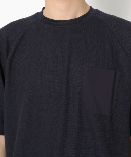GLOBAL WORK（グローバルワーク）の「【吸水速乾】スソキリカエシャーリングTシャツ/723260（Tシャツ/カットソー・メンズ・ダークブラウン/ネイビー・MEDIUM/X-LARGE/LARGE/SMALL）」の7枚目の写真