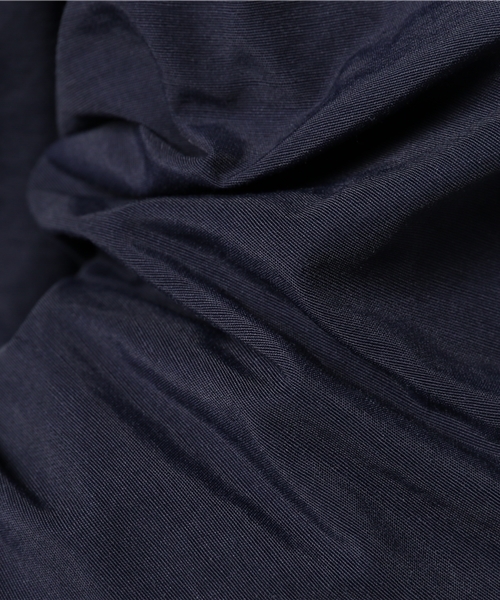 ikka（イッカ）の「コットンナイロンステンフードコート（ステンカラーコート・メンズ・ネイビー/オリーブ・MEDIUM/X-LARGE/LARGE）」の8枚目の写真