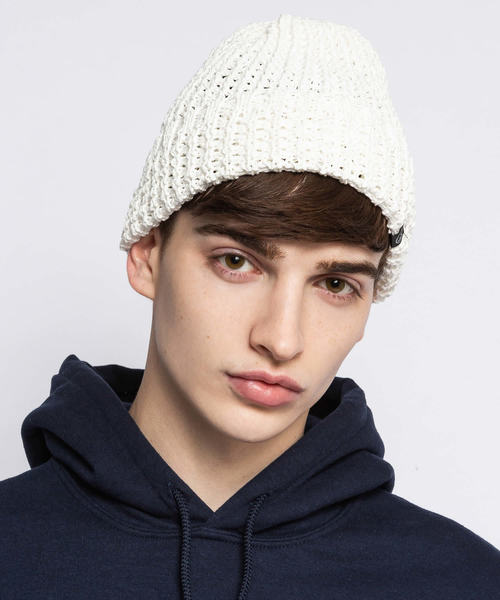 ROOPTOKYO（ループトウキョウ）の「SURF BRAND/サーフブランド STEAM BEANIE（ニットキャップ/ビーニー・メンズ・ホワイト/ブラック・FREE）」の4枚目の写真