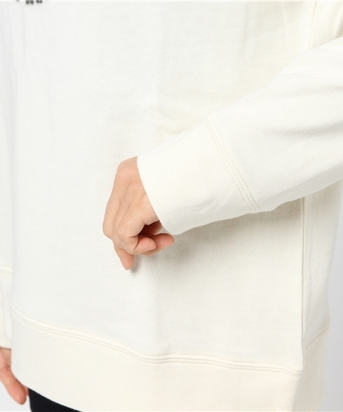 CUBE SUGAR（キューブシュガー）の「空紡糸裏毛プルオーバーパーカー（パーカー・レディース・トップグレー/サックスブルー/マルチ/ネイビー/ホワイト/レッド・M）」の11枚目の写真