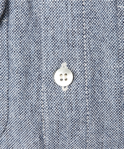 Snow Peak(スノーピーク)の「手染めヘビーオックスシャツ(ユニセックス)(シャツ/ブラウス・メンズ・オフホワイト/グレー/ブルー・1/MEDIUM/2/LARGE)」の11枚目の写真