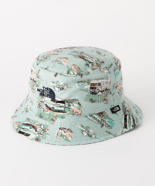THE NORTH FACE(ザノースフェイス)の「【THE NORTH FACE(ザノースフェイス)】バケットハット(ハット・キッズ・オリーブ/ライトブルー・KM:50-53cm/KL:54-56cm)」の10枚目の写真
