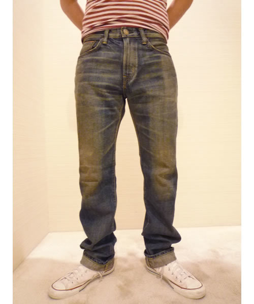 ESTNATION（エストネーション）の「EDWIN別注ブランド　Weft&Warp BY EDWIN　デニム（デニムパンツ・メンズ・ダークインディゴブルー・28inch/29inch/30inch/31inch/32inch/33inch/34inch/36inch）」の2枚目の写真