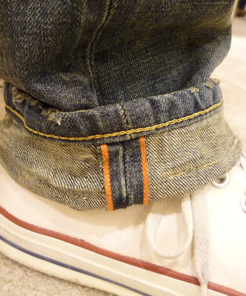 ESTNATION（エストネーション）の「EDWIN別注ブランド　Weft&Warp BY EDWIN　デニム（デニムパンツ・メンズ・ダークインディゴブルー・28inch/29inch/30inch/31inch/32inch/33inch/34inch/36inch）」の9枚目の写真