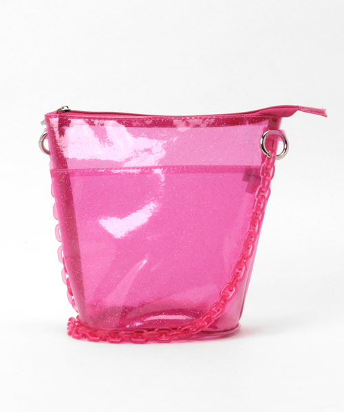 WEGO（ウィゴー）の「WEGO/クリアミニチェーンショルダーバッグ（ショルダーバッグ・レディース・ブラック/ピンク/ホワイト系その他/ホワイト・FREE）」の15枚目の写真