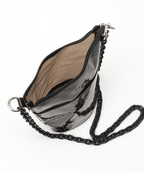 WEGO（ウィゴー）の「WEGO/クリアミニチェーンショルダーバッグ（ショルダーバッグ・レディース・ブラック/ピンク/ホワイト系その他/ホワイト・FREE）」の6枚目の写真