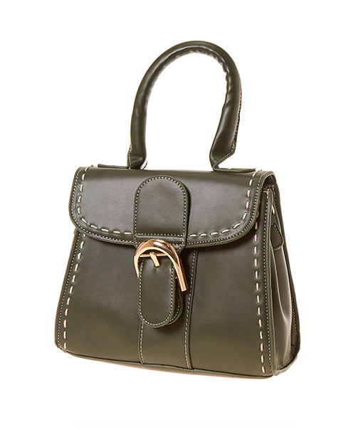 fifth（フィフス）の「スクエアハンドショルダーバッグ（ハンドバッグ・レディース・ブラック/カーキ/キャメル・FREE）」の3枚目の写真