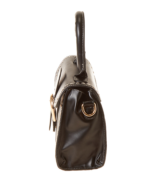 fifth（フィフス）の「スクエアハンドショルダーバッグ（ハンドバッグ・レディース・ブラック/カーキ/キャメル・FREE）」の5枚目の写真