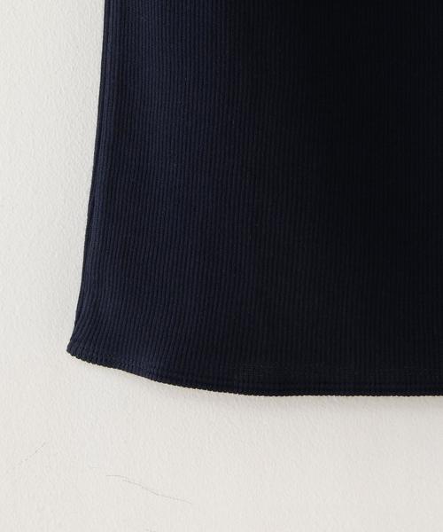 Steven Alan（スティーブンアラン）の「＜Steven Alan＞COTTON RIB SQUARE-NECK TANK TOP/ｶｯﾄｿｰ（タンクトップ・レディース・ホワイト/イエロー/ネイビー・FREE）」の7枚目の写真