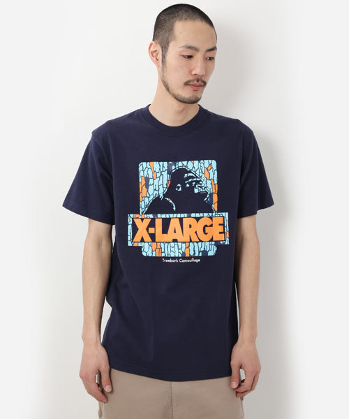 XLARGE(エクストララージ)の「S/S TEE TREEBARK CAMO OG(Tシャツ/カットソー・メンズ・ホワイト/ブラック/ブラウン/オリーブ/ネイビー/パープル/レッド・X-SMALL/SMALL/MEDIUM/LARGE/X-LARGE)」の5枚目の写真