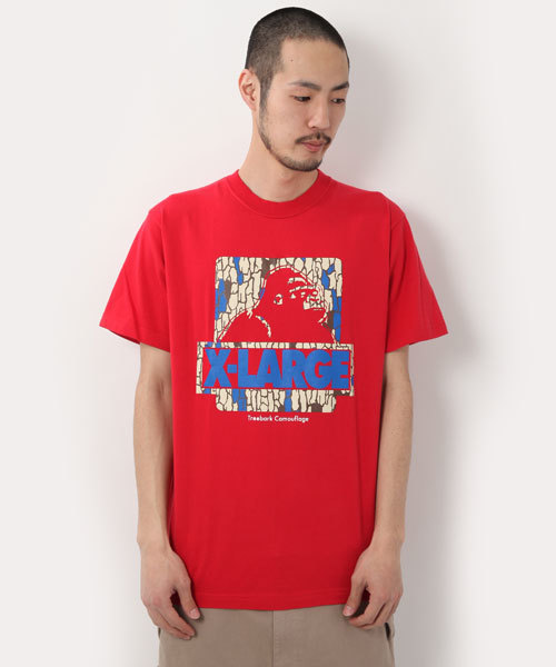 XLARGE(エクストララージ)の「S/S TEE TREEBARK CAMO OG(Tシャツ/カットソー・メンズ・ホワイト/ブラック/ブラウン/オリーブ/ネイビー/パープル/レッド・X-SMALL/SMALL/MEDIUM/LARGE/X-LARGE)」の7枚目の写真