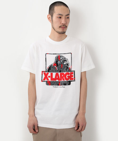 XLARGE(エクストララージ)の「S/S TEE TREEBARK CAMO OG(Tシャツ/カットソー・メンズ・ホワイト/ブラック/ブラウン/オリーブ/ネイビー/パープル/レッド・X-SMALL/SMALL/MEDIUM/LARGE/X-LARGE)」の2枚目の写真