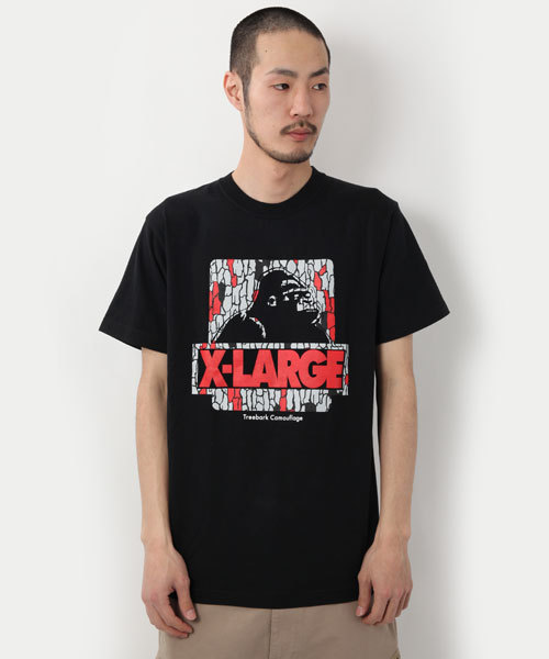 XLARGE(エクストララージ)の「S/S TEE TREEBARK CAMO OG(Tシャツ/カットソー・メンズ・ホワイト/ブラック/ブラウン/オリーブ/ネイビー/パープル/レッド・X-SMALL/SMALL/MEDIUM/LARGE/X-LARGE)」の1枚目の写真